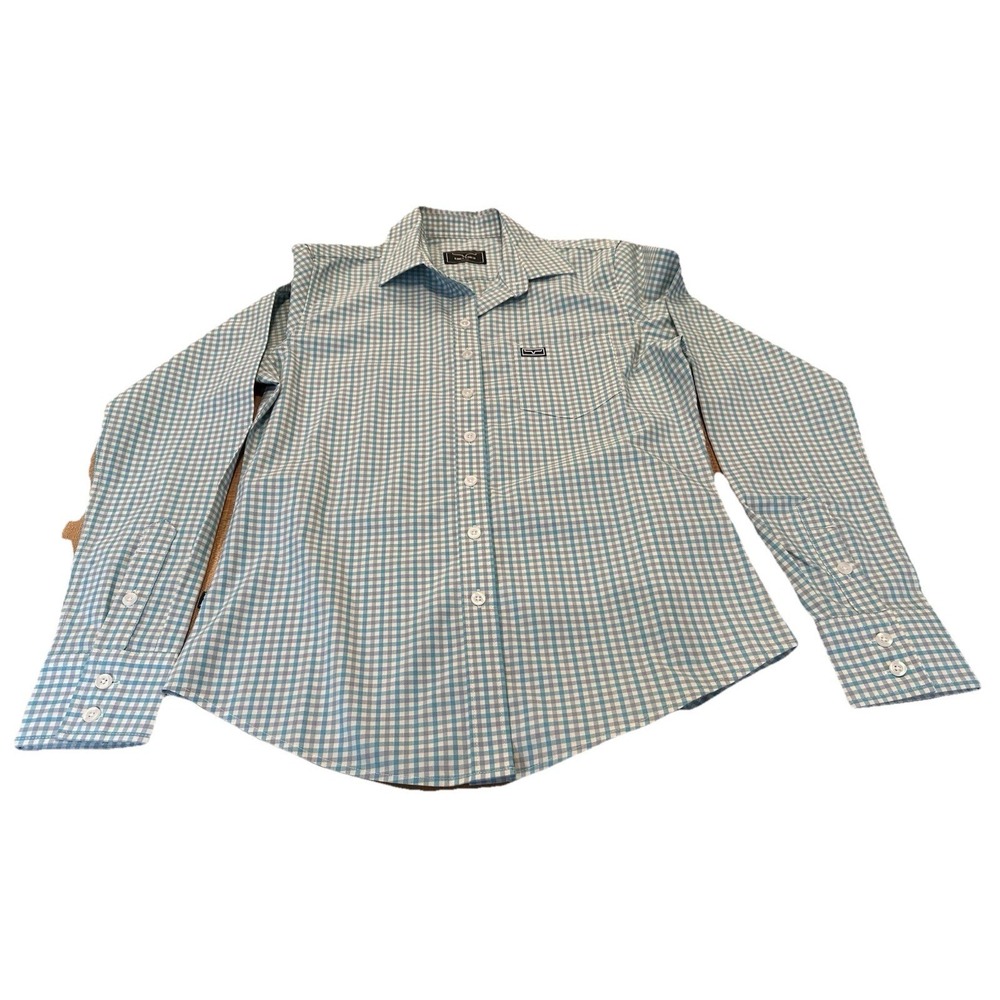 Kimes Ranch Shirt Womens Button Up Western Casual Checkered Size Small